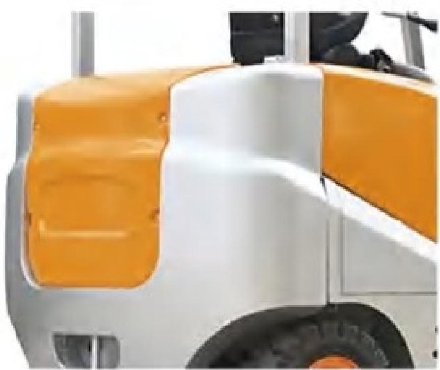 Electric 4-Wheel Forklift Detail 3