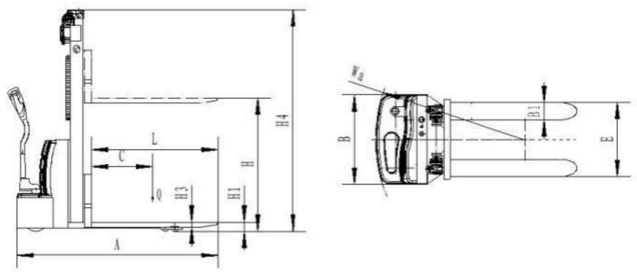 Manual / Electric Lift Table Detail 3