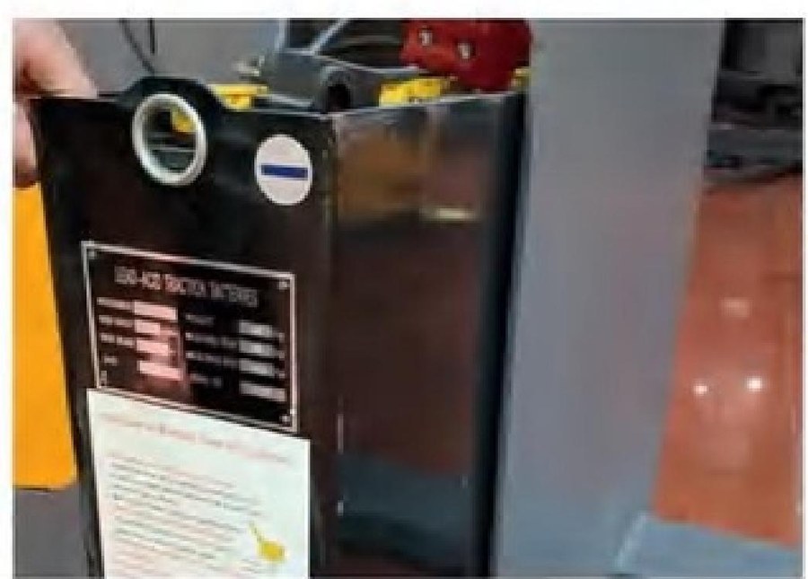Riding Electric Stacker Detail 1