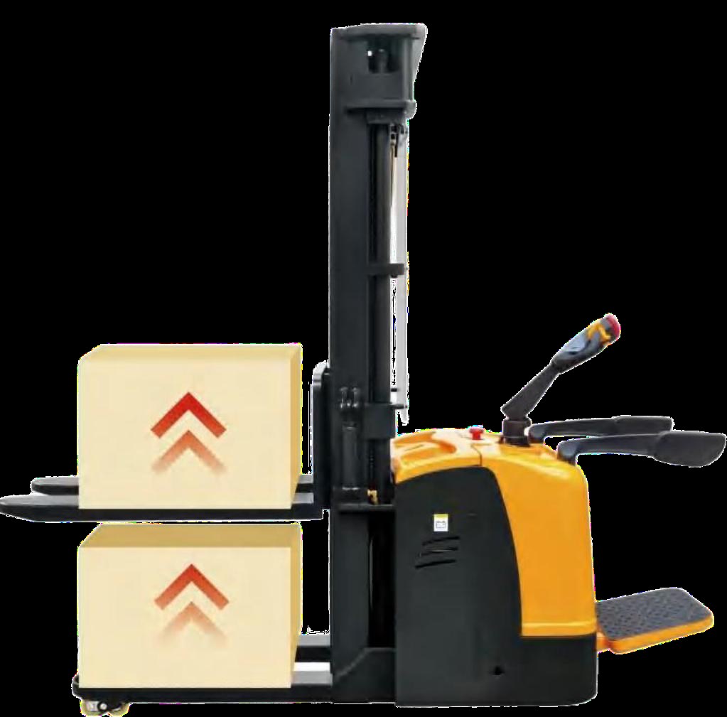 Straddle-Leg Walking Electric Stacker