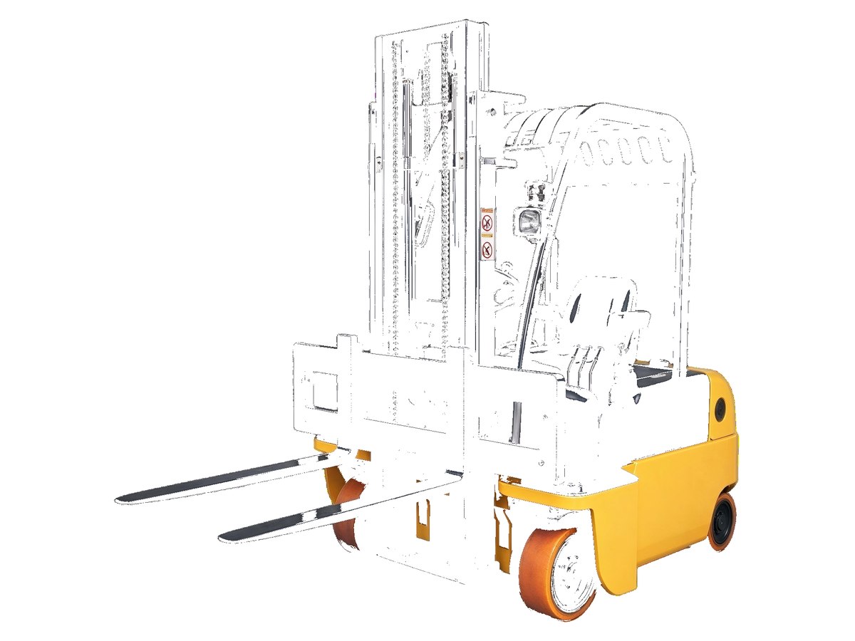 Electric Four-Way Forklift
