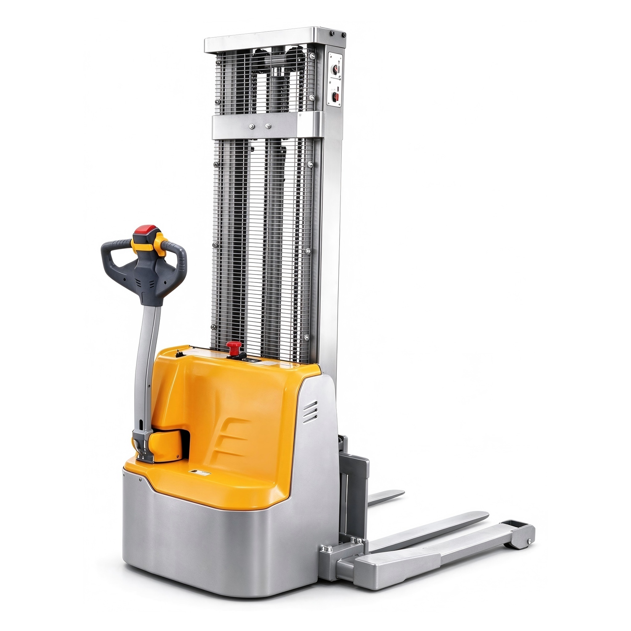 Straddle-Leg Walking Electric Stacker